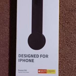 Black iPhone Holster Clip Accessory